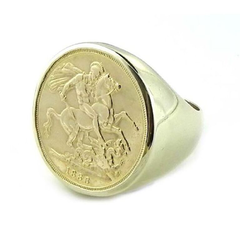Mens Coin Rings Jewellery Design Studio