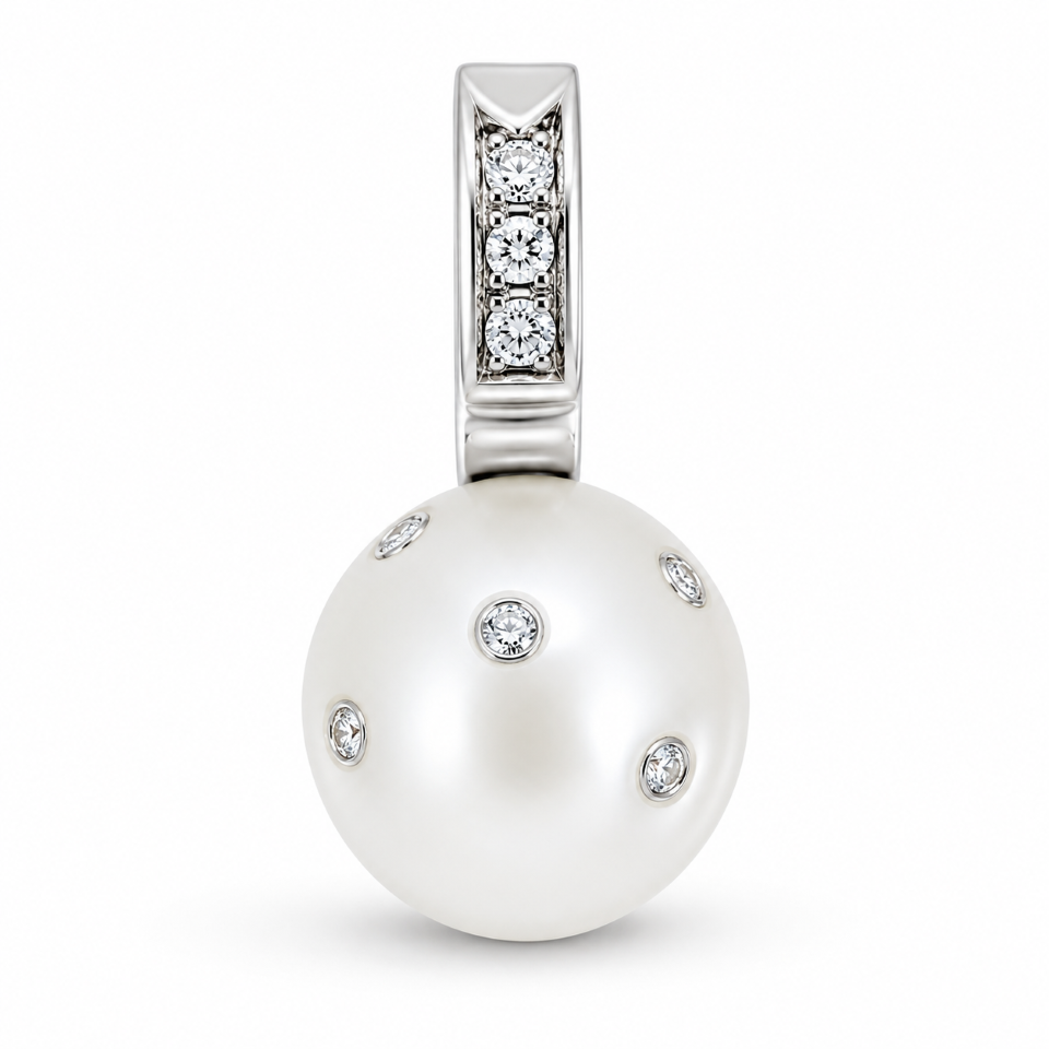 lust pearl diamond pendant