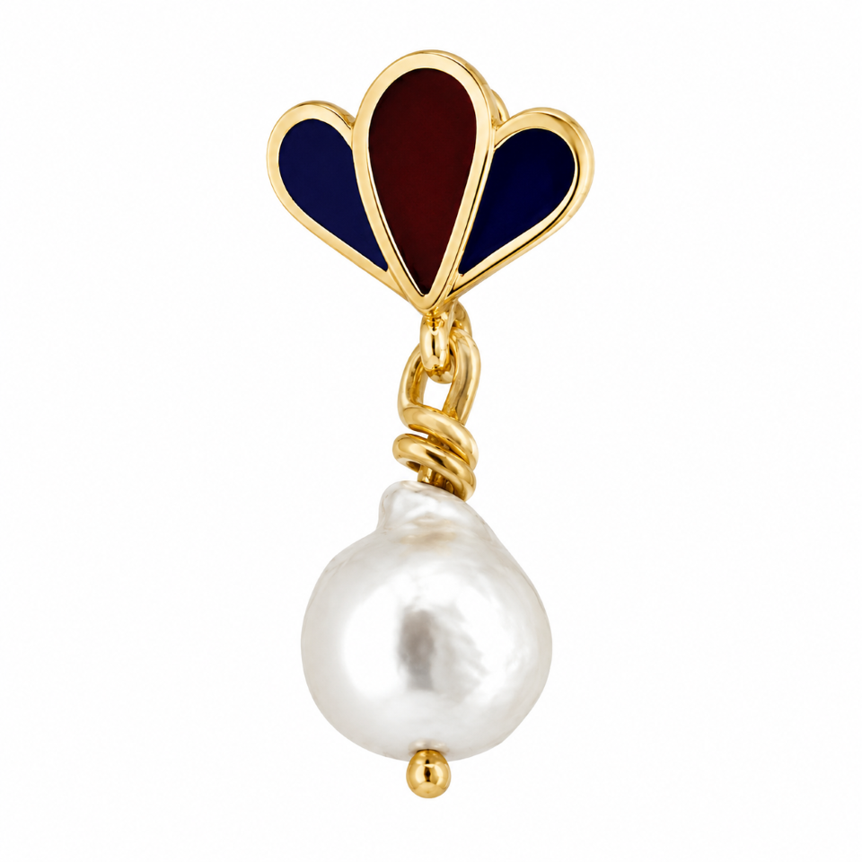 18ct gold pearl pendant limited edition