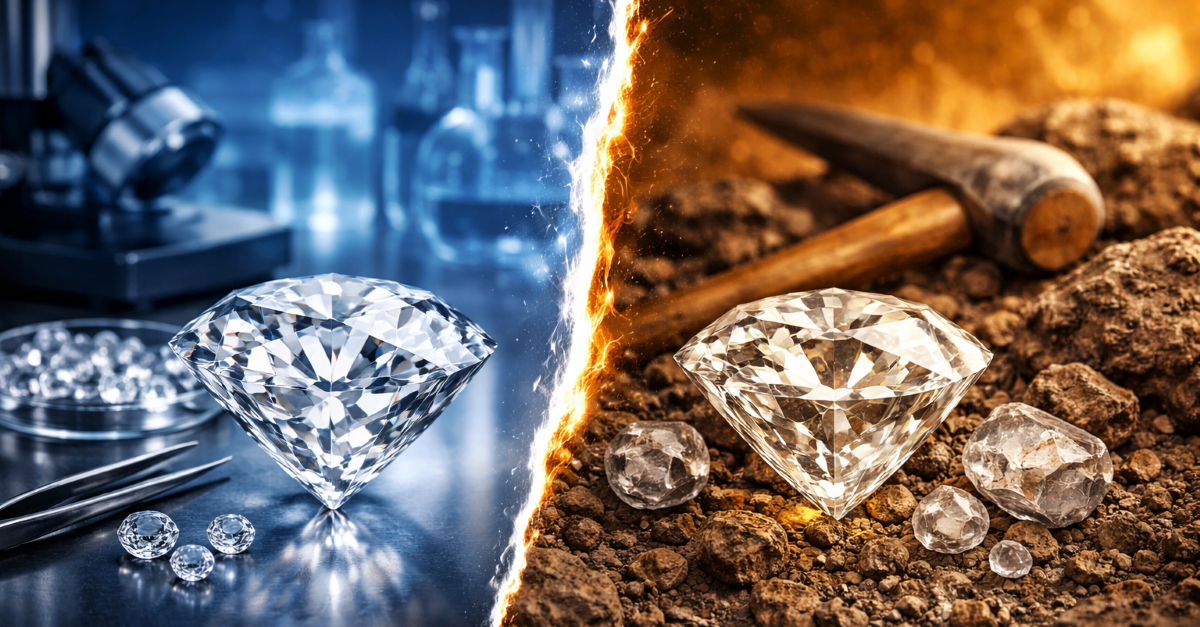 lab grown diamonds vs natural diamonds