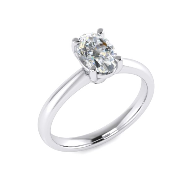 classic diamond solitaire engagement ring - shop in joondalup