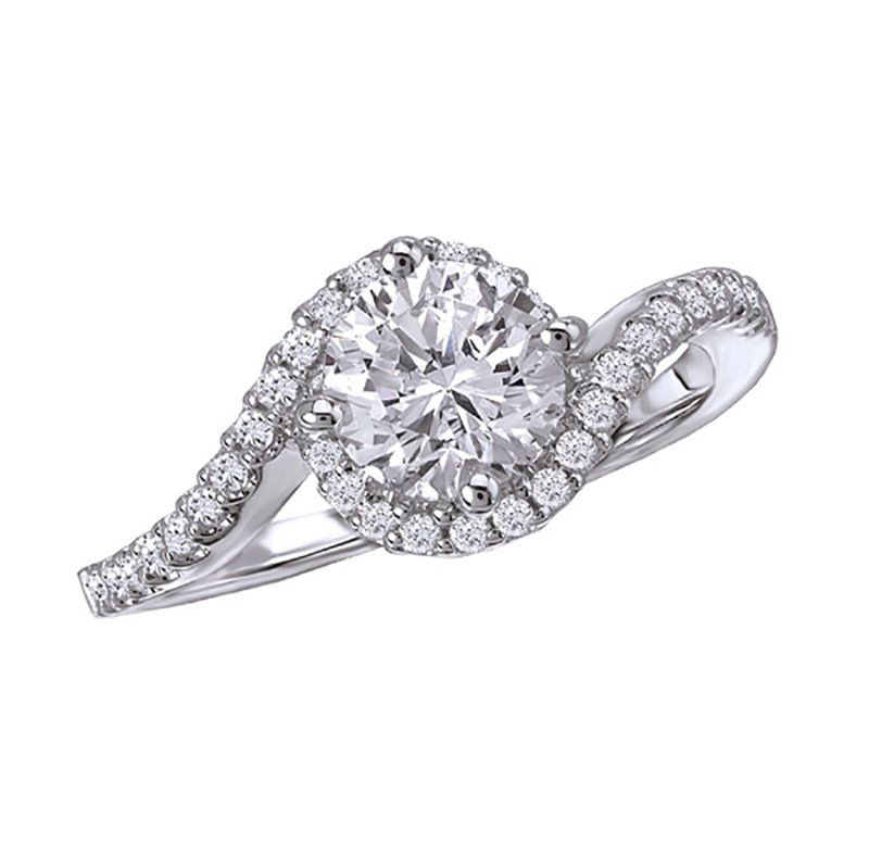 beautiful diamond engagement ring designed by jewellery shop joondalup